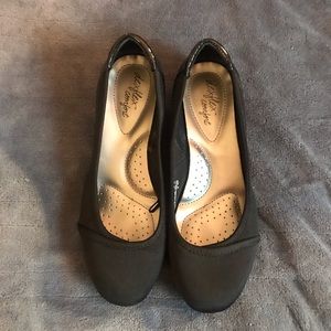 Black Wedge Shoes